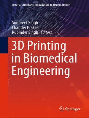 cover image of 3D Printing in Biomedical Engineering
